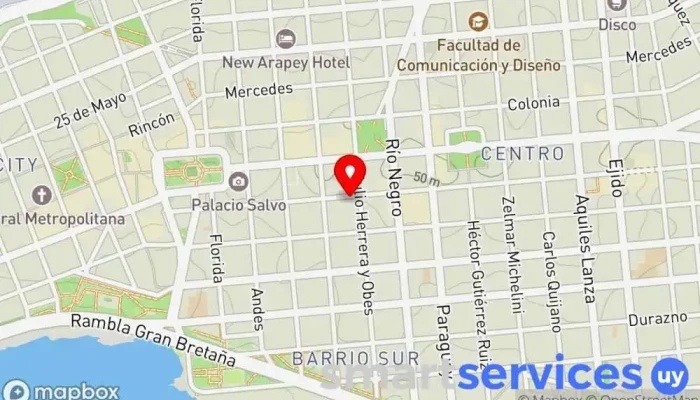 mapa de Colegio y Liceo Nuestra Señora del Huerto Colegio religioso en Montevideo