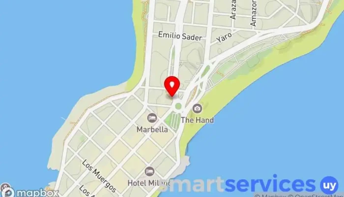 mapa de COT Empresa de autobuses en Punta del Este