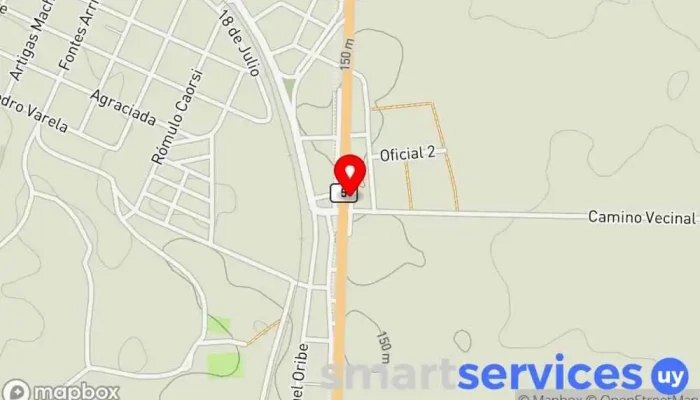 mapa de CVR- Centro Logistico Tienda general en Sarandí Grande