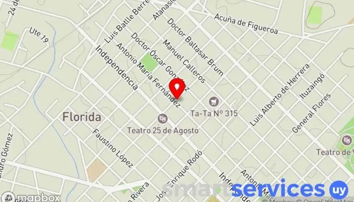 mapa de CW33 La Nueva Radio Florida Emisora de radio en Florida