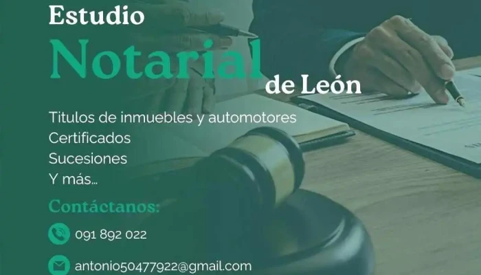 De Leon Estudio Notarial E Inmobiliaria Del Propietario - Rocha