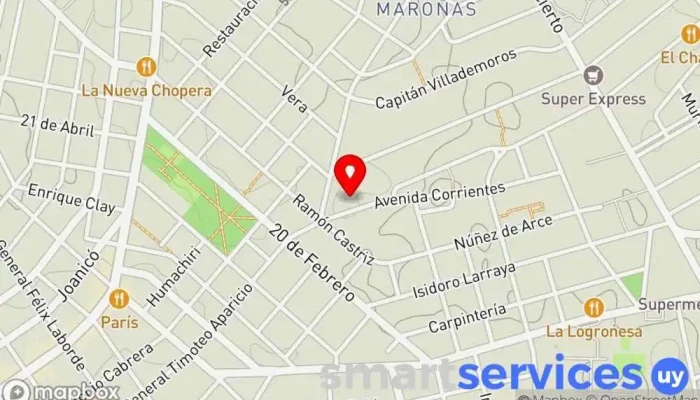 mapa de Departamento de Montevideo, Easy VISA Center  en Montevideo