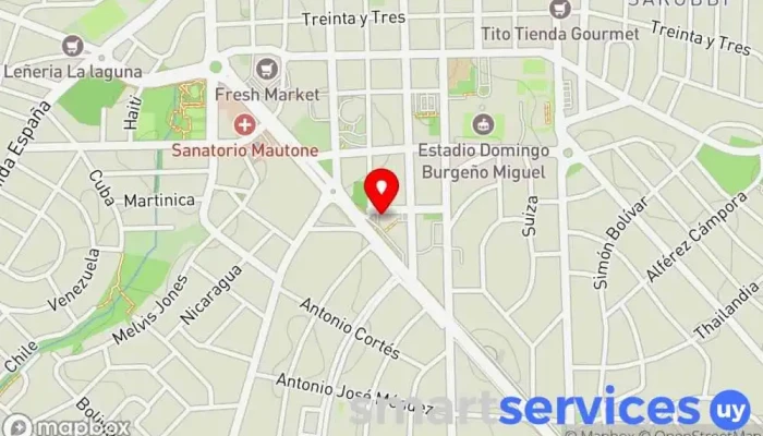 mapa de DePunta Terminal Maldonado Oficinas de empresa en Maldonado