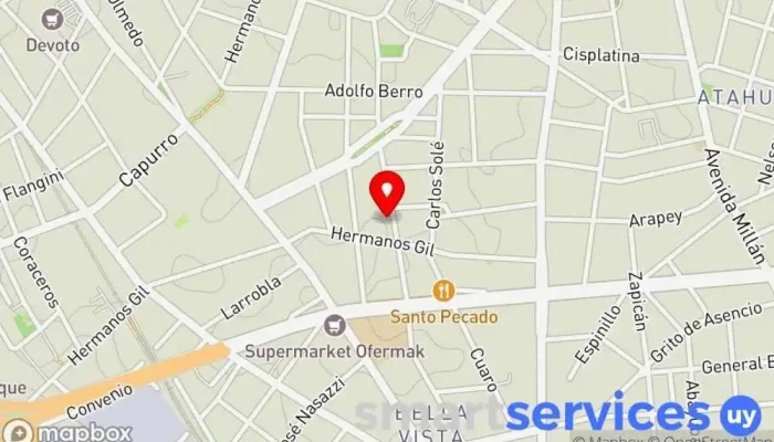 mapa de DGETP - UTU - ESCUELA TECNOLÓGICA SUPERIOR DE ADMINISTRACIÓN Y SERVICIOS 
