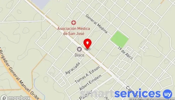 mapa de Diego Perdomo Negocios Inmobiliarios Agencia inmobiliaria en Libertad