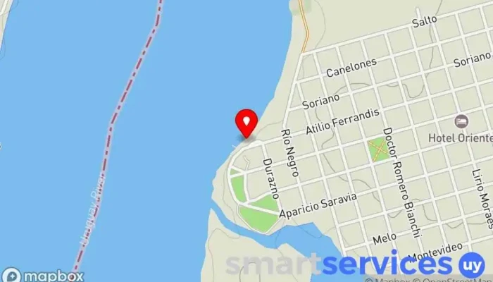 mapa de DNH Puerto Bella Unión Oficinas de empresa en Bella Unión