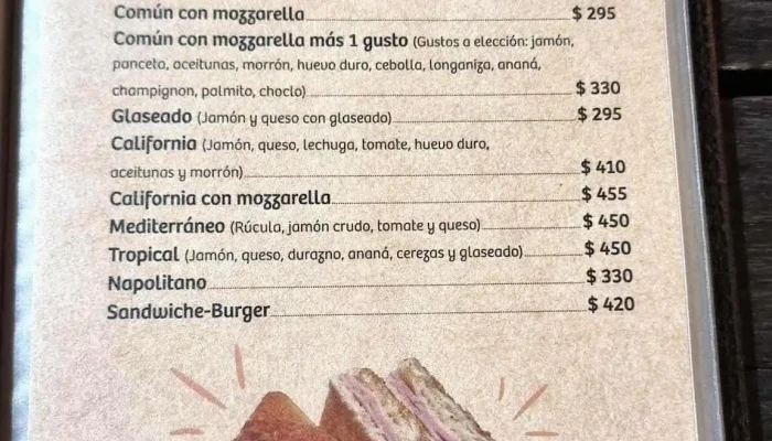 El Bar -  Carta - Paysandú
