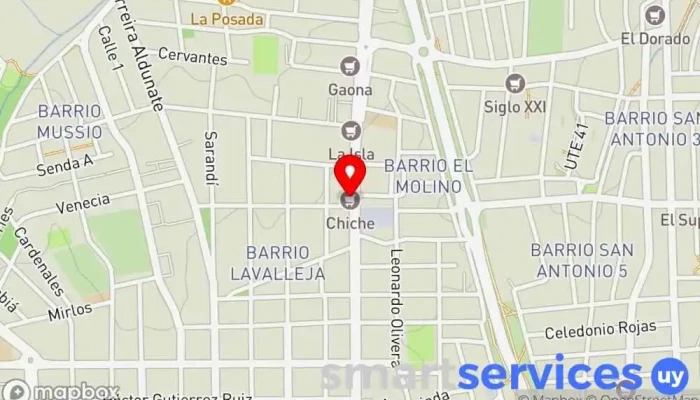 mapa de EL MARAGATO TURISMO Agencia de viajes en Maldonado