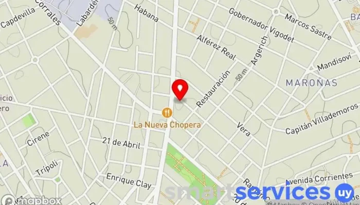 mapa de Emisora Lucero Fm Uruguay Emisora de radio en Montevideo