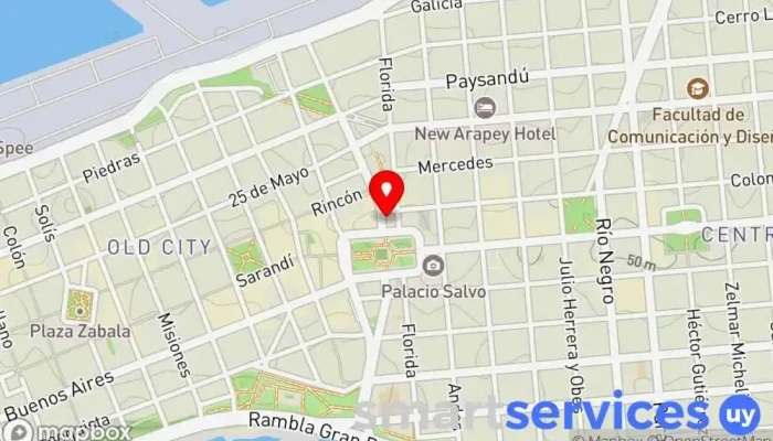 mapa de En Perspectiva Empresa de medios de comunicación en Montevideo