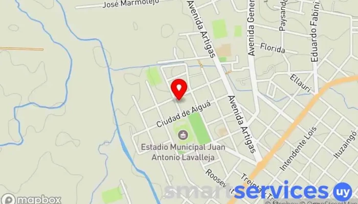 mapa de Encomiendas Jorge Comercio en Minas