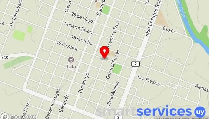 mapa de Escribania del Sur Agencia inmobiliaria en Rosario