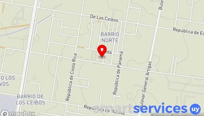mapa de Escuela 111 Escuela en Nuevo Paysandu