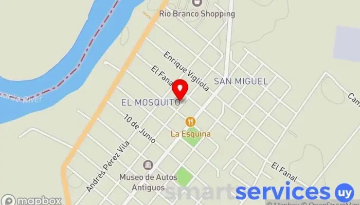 mapa de ESCUELA 12 Escuela en Rio Branco