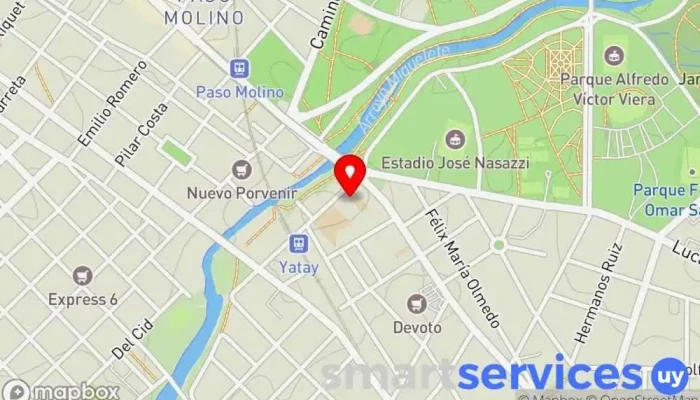 mapa de Escuela 198 Escuela en Montevideo