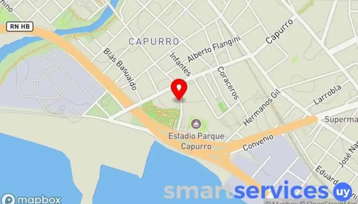 mapa de Escuela 47 Escuela en Montevideo