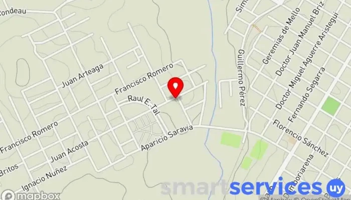 mapa de Escuela N° 111 Escuela primaria en Rivera
