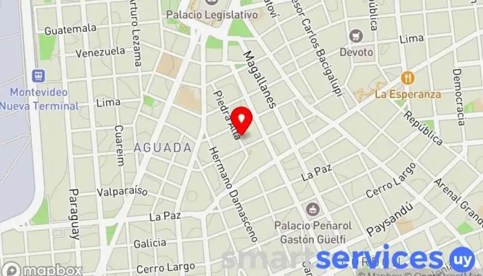 mapa de Escuela N° 31 Escuela primaria en Montevideo
