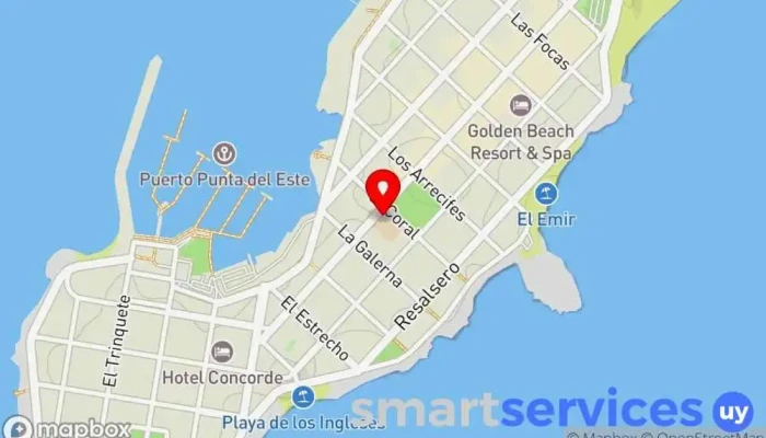mapa de Escuela N° 5 Alejandro y Samuel Lafone Escuela en Punta del Este
