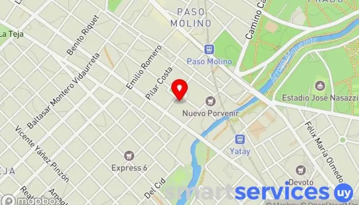 mapa de Escuela N°25 Escuela en Montevideo