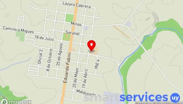 mapa de Escuela N°5 