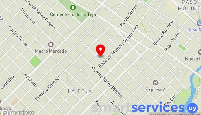 mapa de Escuela Nº174 