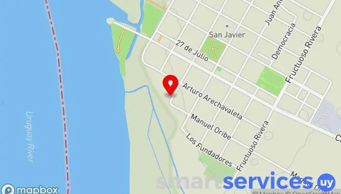 mapa de ESETUR Agencia de excursiones en barco en San Javier