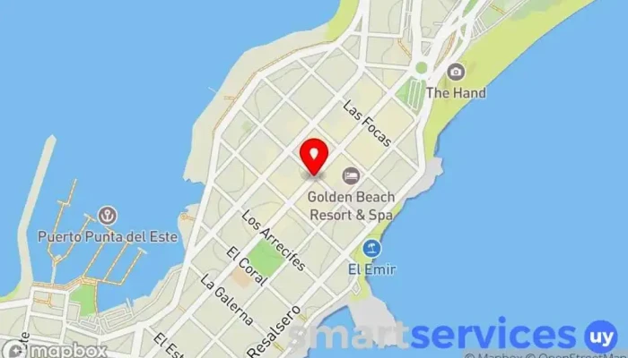 mapa de Estudio 3 radio Emisora de radio en Punta del Este