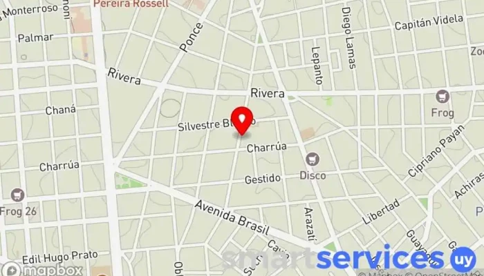 mapa de Farmacia Camaño Farmacia en Montevideo