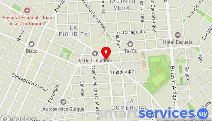 mapa de Farmacia Cuña Farmacia en Montevideo
