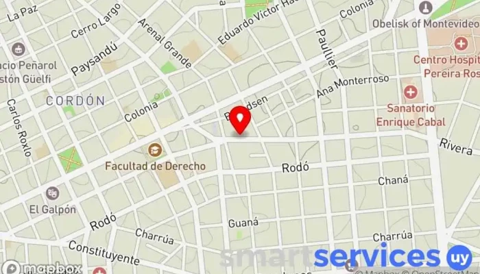 mapa de Farmacia de MARIA Farmacia en Montevideo