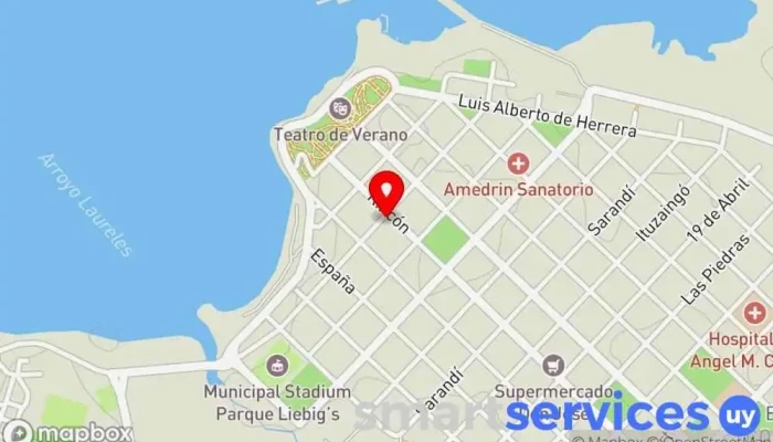 mapa de Farmacia La Mutualista Farmacia en Fray Bentos