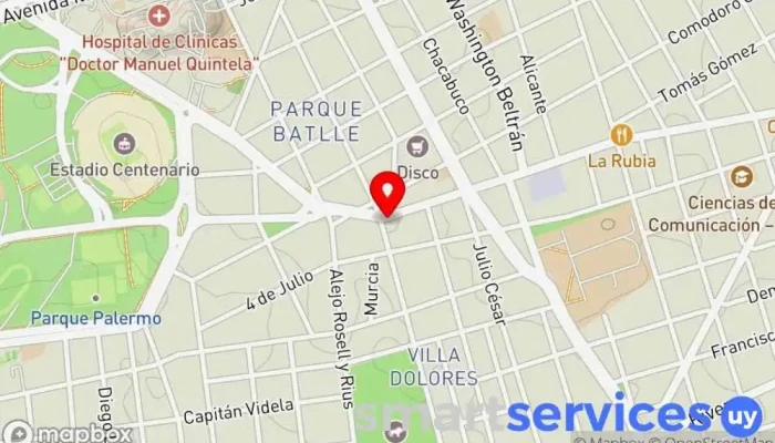 mapa de Farmacia Maipu Farmacia en Montevideo