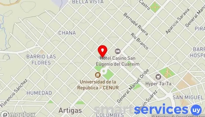 mapa de Farmacia Mayra Farmacia en Artigas