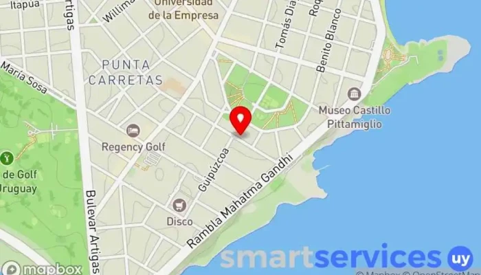 mapa de Farmacia Nautilus Farmacia en Montevideo