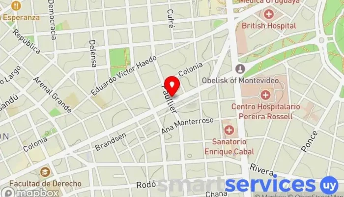 mapa de Farmacia Pigalle suc. Marazul Farmacia en Montevideo