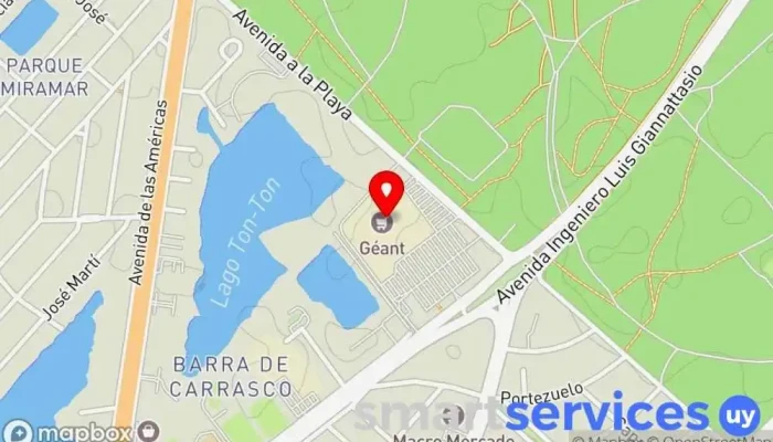 mapa de Farmacia San Roque Farmacia en Ciudad de la Costa