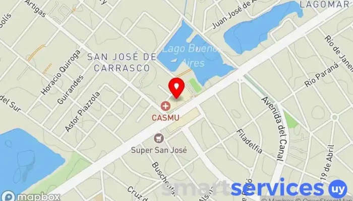 mapa de Farmacia San Roque Farmacia en Ciudad de la Costa