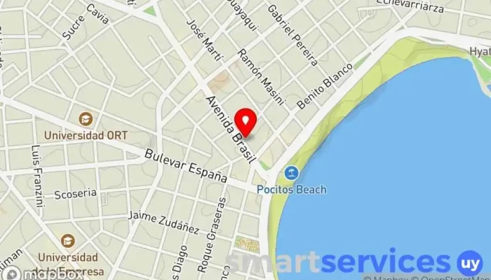 mapa de Farmacity Farmacia en Montevideo