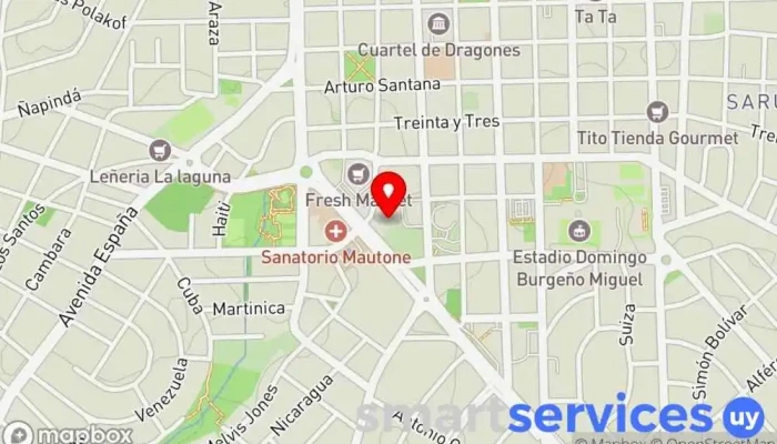 mapa de Farmashop 17 Farmacia, Cajeros automáticos, Tienda de artículos para bebés, Tienda de cosméticos, Tienda de belleza y salud, Tienda de artículos para el hogar, Tienda de artículos premamá y de bebé, Tienda de material sanitario, Perfumería en Maldonado
