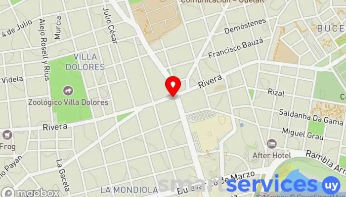 mapa de Farmashop 57 Farmacia, Cajeros automáticos, Tienda de artículos para bebés, Tienda de cosméticos, Tienda de belleza y salud, Tienda de artículos para el hogar, Tienda de artículos premamá y de bebé, Tienda de material sanitario, Perfumería en Montevideo