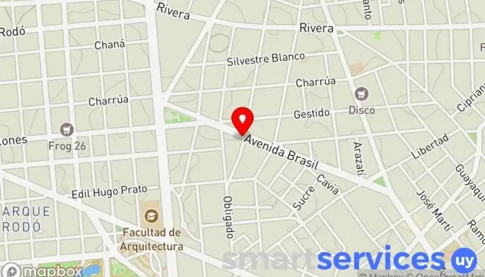 mapa de Farmashop 60 Farmacia, Cajeros automáticos, Tienda de artículos para bebés, Tienda de cosméticos, Tienda de belleza y salud, Tienda de artículos para el hogar, Tienda de artículos premamá y de bebé, Tienda de material sanitario, Perfumería en Montevideo
