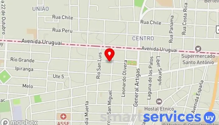 mapa de GADA Negocios Inmobiliarios Agencia inmobiliaria en Chuy