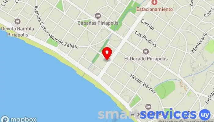 mapa de Gasalla Negocios Inmobiliarios Agencia inmobiliaria, Agencia de bienes inmuebles comerciales, Servicio de inversiones, Administrador de la propiedad, Consultor inmobiliario en Piriápolis