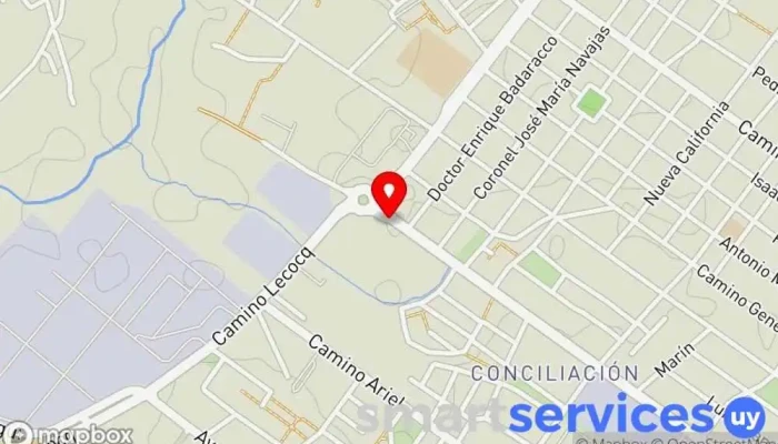 mapa de GOMERIAFG Taller de reparación de automóviles en Montevideo