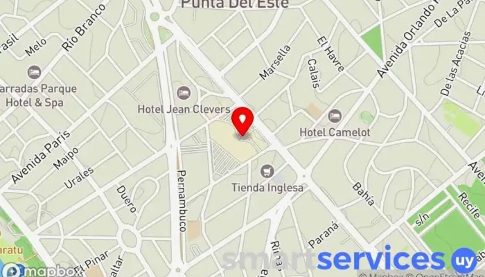 mapa de GrandVision Óptica en Punta del Este