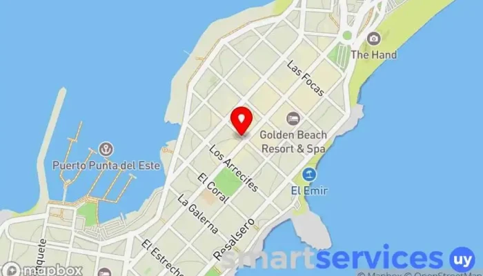 mapa de Grupocine Cine en Punta del Este