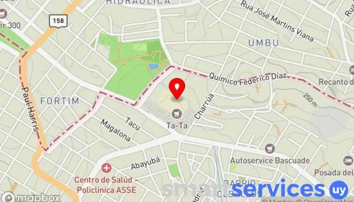 mapa de Grupocine Siñeriz Rivera Cine en Rivera