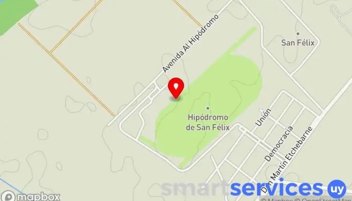 mapa de Hipódromo San Felix Pista de carreras en San Félix