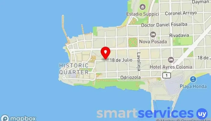 mapa de Inmobiliaria Buscio Mary. Agencia inmobiliaria, Tasador de bienes inmuebles, Agentes inmobiliarios, Consultor inmobiliario en Col. del Sacramento